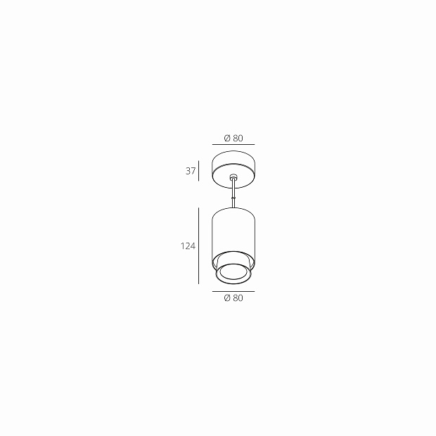 Skarlat  RHL7778 15W WH+BK 3000K