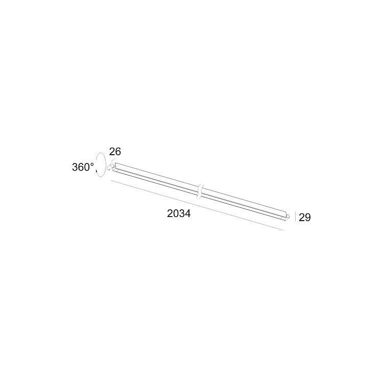 Skarlat  RWLB157 40W BK 4000K